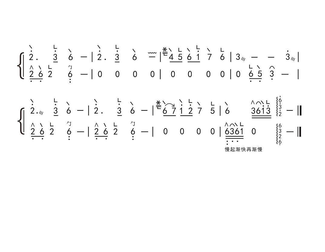 苏倩教学讲解古筝曲《琵琶语》简谱曲谱